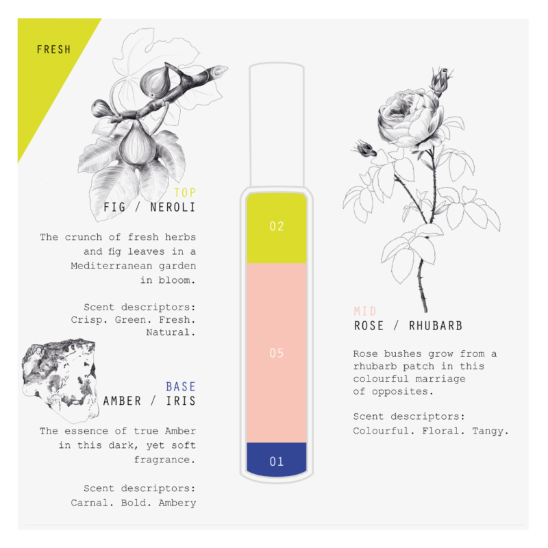 Jardin Rose Formula Card